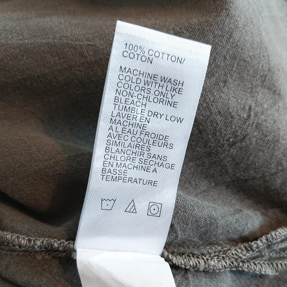 James Perse Olive Green Casual Top Size 1 - Picture 13 of 14